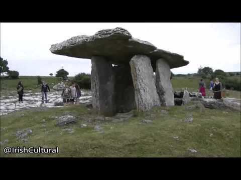 Poulnabrone Dolmen - Portal Burial Tomb, Burren Co. Clare Ireland