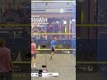 How good is that from David Allman! 😮‍💨🔥 #worldsquash #squash #worldmasters