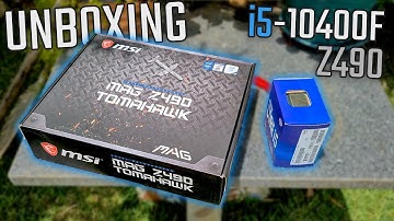 Core i5 10400F + MSI Z490 Tomahawk [ Casual Unboxing ]