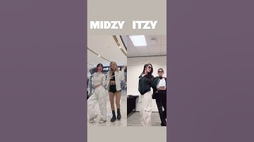 ITZY VS MIDZY #shorts #tiktokdance #itzy #chaeryeong #yeji #shortsvideo