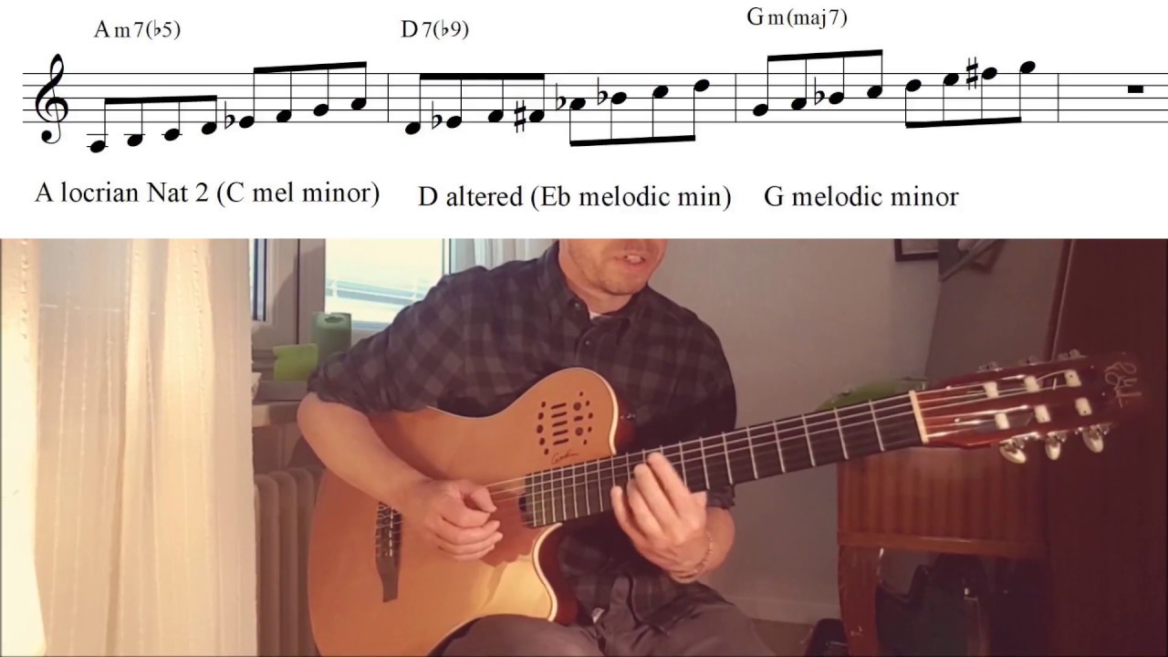 How to use minor scales (Jazz Guitar Lesson 27) - YouTube