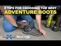 最高のアドベンチャー ブーツまたはデュアル スポーツ ブーツを選ぶための 8 つのヒント ︱クロス トレーニング アドベンチャー