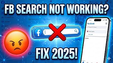 Fix Facebook search option problem | fb search bar problem | fb search button not working problem