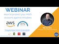 How to Protect your AWS account against intruders