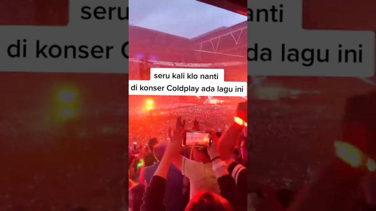 bunda Carlo di konser Coldplay..? seru pasti