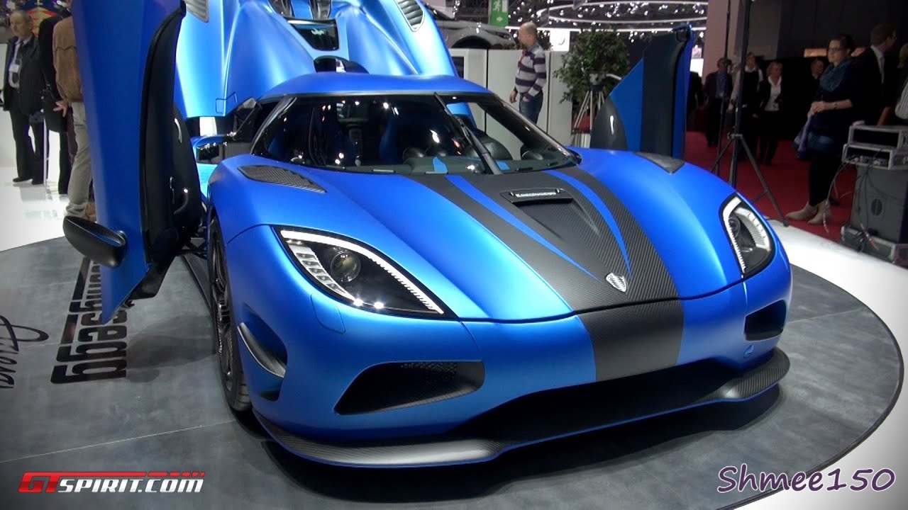 Matte Blue 2013 Koenigsegg Agera R Geneva 2012 With Gtspirit Com