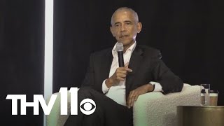 Former President Barack Obama Visits Northwest Arkansas