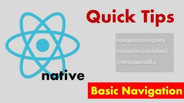 Quick Tips: React Native - Basic Navigation