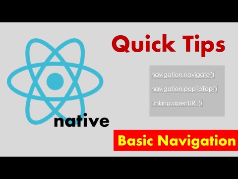 Quick Tips: React Native - Basic Navigation