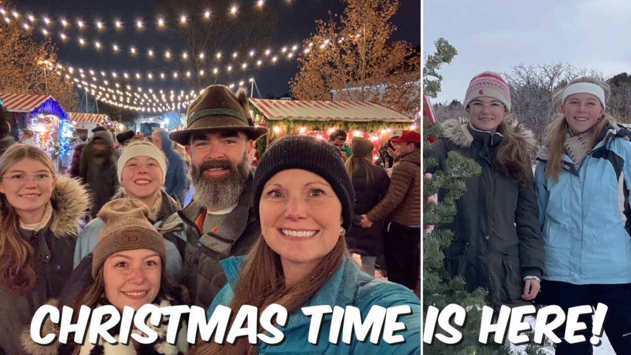 CHRISTMAS TREES AND A CHRISTKINDLMARKT!!