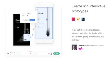 invision - design wire framing