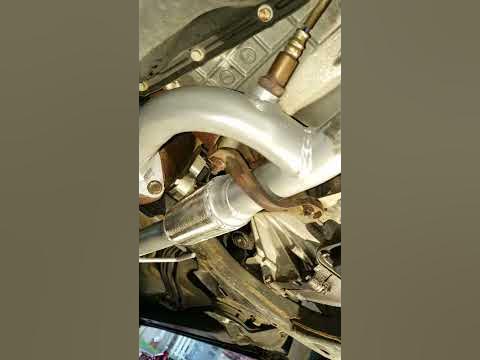 2004 Lexus ES330 flex pipe replacement (final installation) - YouTube