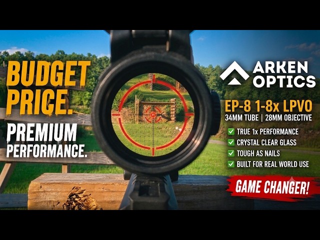 This LPVO Is Under $300?! | Arken Optics EP8 KLG 1-8x Review - YouTube