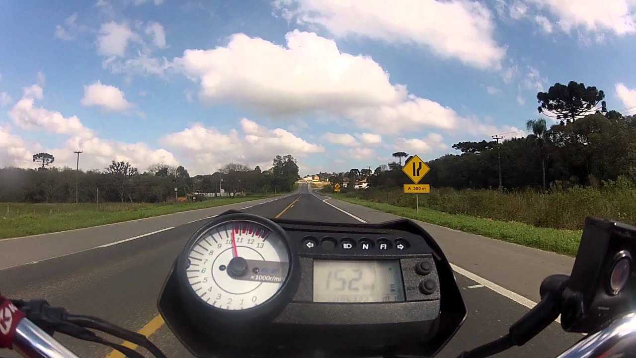 Go Pro 2 - Comet GT 250 - Esticando a motoca com top speed