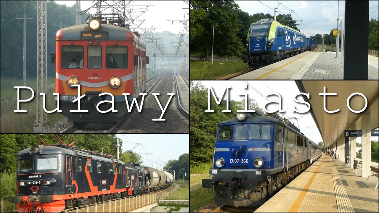 Pociągi na p.o Puławy Miasto (cześć 1/2)