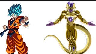 Goku vs frieza Power levels