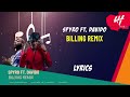 Spyro ft davido  billing remix lyrics