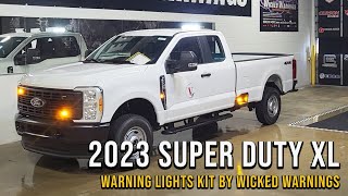 2023 Super Duty F250 XL Warning Lights Kit Install by Wicked Warnings