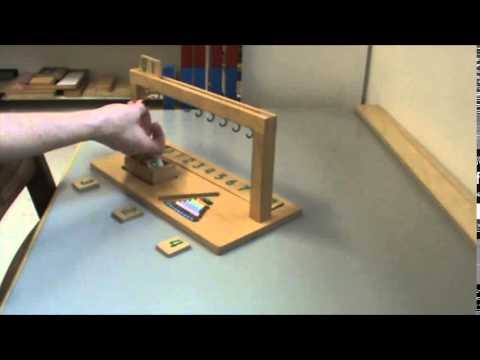 Hanging Colored Bead Stair