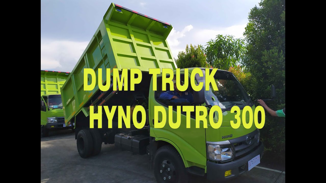 Cara menaikkan dan menurunkan bak dump  truck hino  dutro  