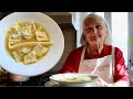 Pasta Grannies enjoys 91 year old Enrichetta's Christmas ravioli from Genova!