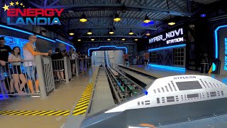 HYPERION Mega Coaster, Wing Seat Front Row POV, Energylandia