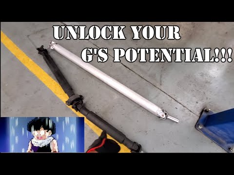 G35 gets 3.5 Aluminum Driveshaft!!