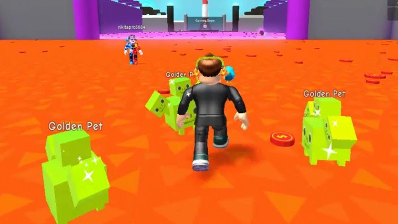 Pet Simulator ROBLOX ЗОЛОТЫЕ трехголовые ЛУНТИКИ Симулятор питомца
