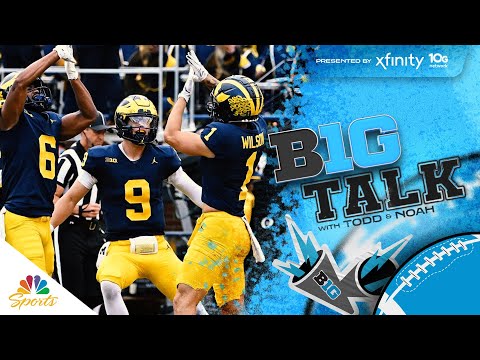Roman Wilson becoming WR1 for J.J. McCarthy, Michigan | Big Ten Talk | NBC Sports