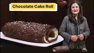 The Best Chocolate Cake Roll Recipe by Samia’s Cooking Hub || Chocolate Swiss Cake Roll