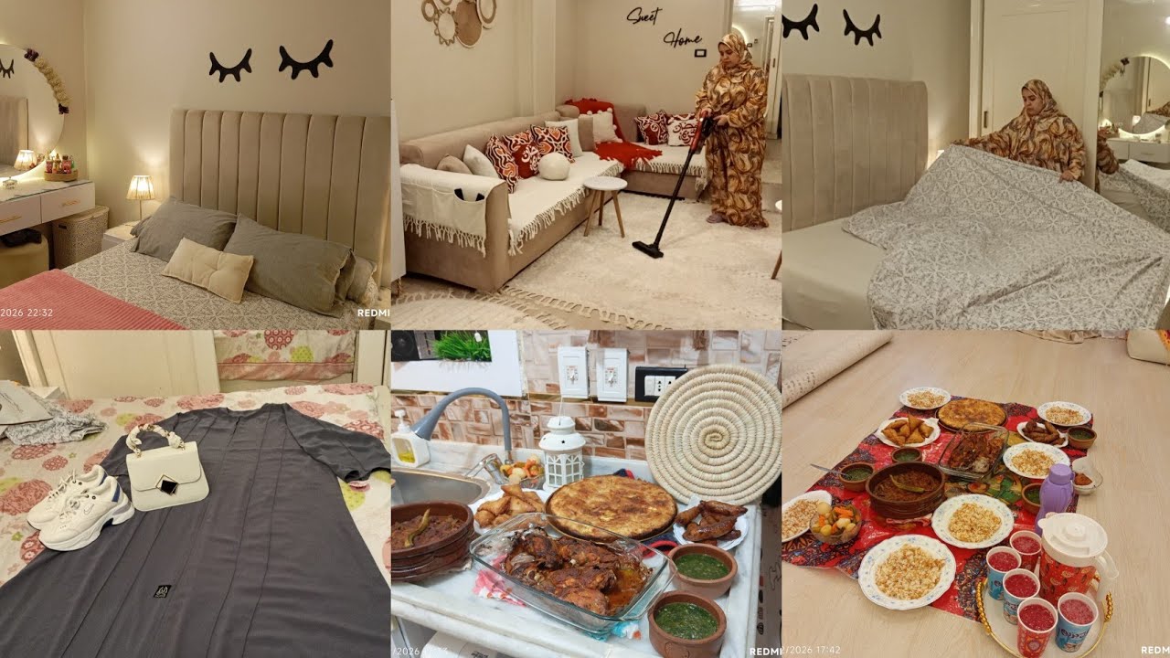 مشتريات لبس عيد الفطر ✨عملت سفره رمضانيه 🌙ترتيب سريع للبيت بقي فله روتين يومي ف رمضان 🌙
