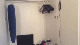 Gaming Setup In A Closet