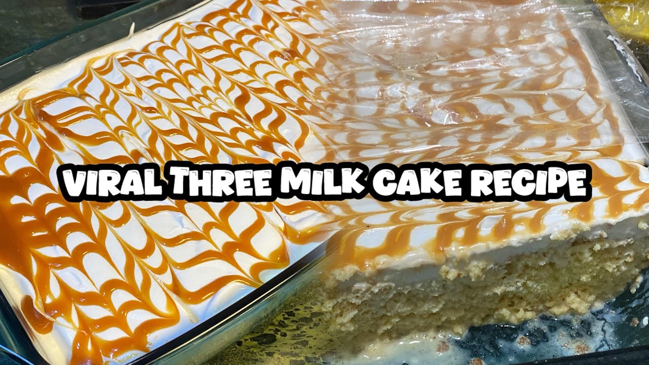 Viral Three Milk Cake | Tres Leches Cake | Eid Meetha