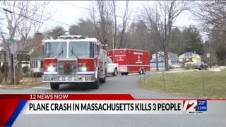 Police identify 3 killed in Massachusetts plane crash