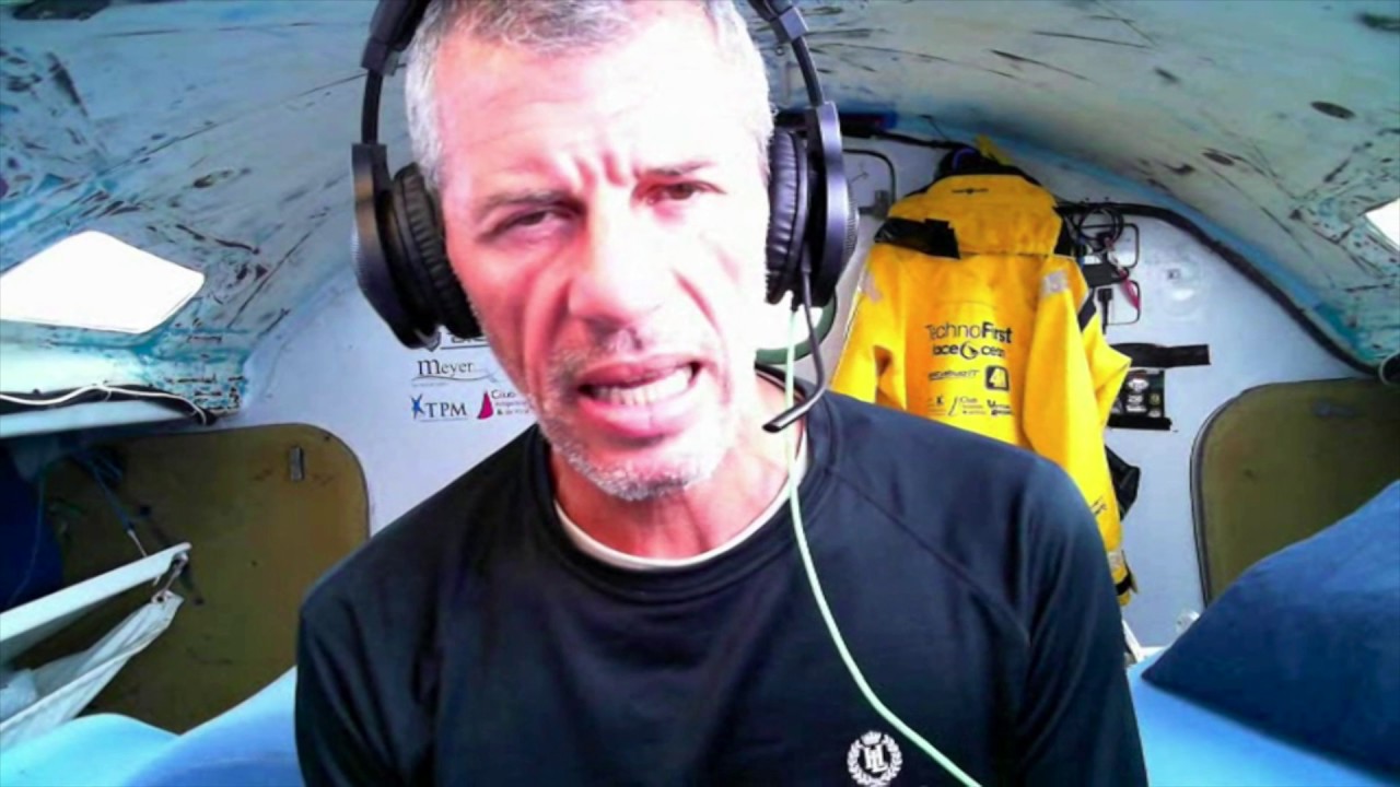 D68 : 40 knots of wind for Sebastien Destremau / Vendée Globe