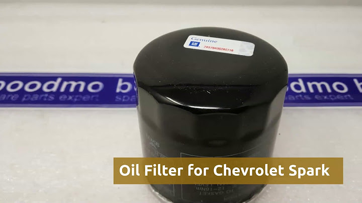Oil filter for 2022 chevy spark