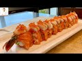 Jessie's Roll | Reverse Inside Out Nori-less Sushi Roll