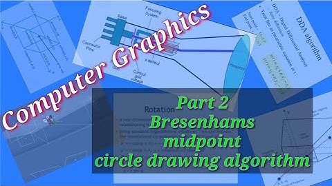 Midpoint Circle Drawing Algorithm Part2 - Derivation