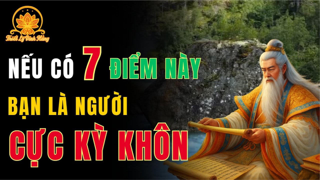 Cổ Nhân Dạy: Nếu Có 7 Điểm Này Bạn Là Người Cực Kỳ Khôn | Triết Lý Vĩnh ...