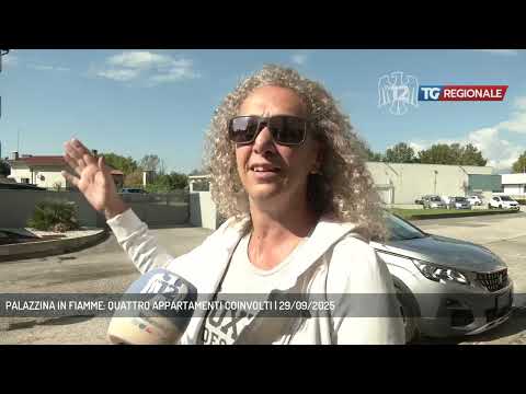 PALAZZINA IN FIAMME: QUATTRO APPARTAMENTI COINVOLTI | 29/09/2025