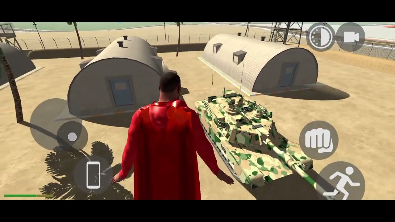 “GTA Mobile ACTION 🔥 | Superman Enters a High-Security Military Base!”