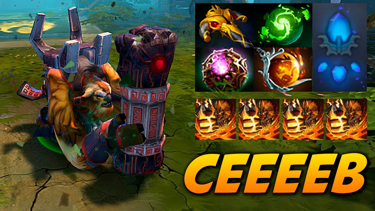 Ceeeeeeb Earthshaker Mega Offlane Dota 2 Pro Gameplay