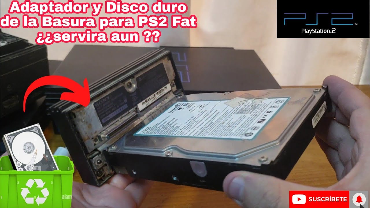 Adaptador y Disco duro de la basura para PLAYSTATION 2 FAT ¿¿¿Servira  aun???? - YouTube