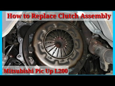 Mitsubishi Pic Up, Mitsubishi L200, How to Replace Clutch assembly Mitsubishi Pic Up L200