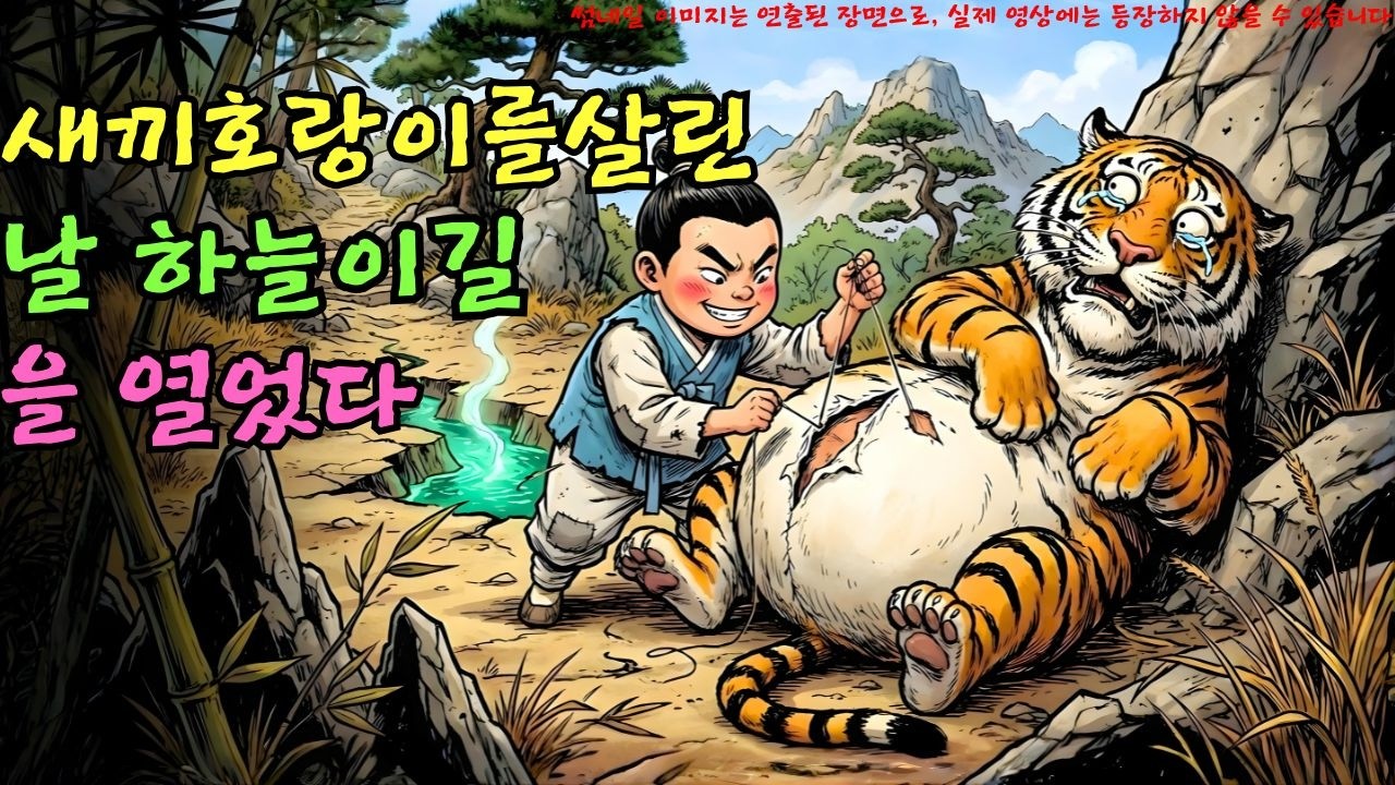 👉 덫에 배가 찢긴 호랑이  가난한 소년의 목숨 건 봉합 돌아온 호랑이, 그 자리에서 온천이 터져 어머니의 오랜 냉병을 치유하다 | 야담 |옛날이야기 |민담 |전설 | 설화