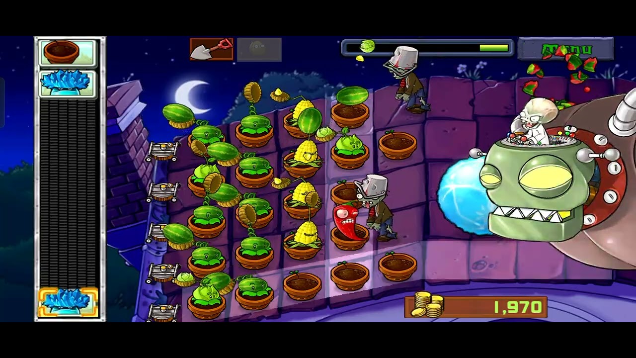 Plants vs Zombie 1 Final boss - YouTube