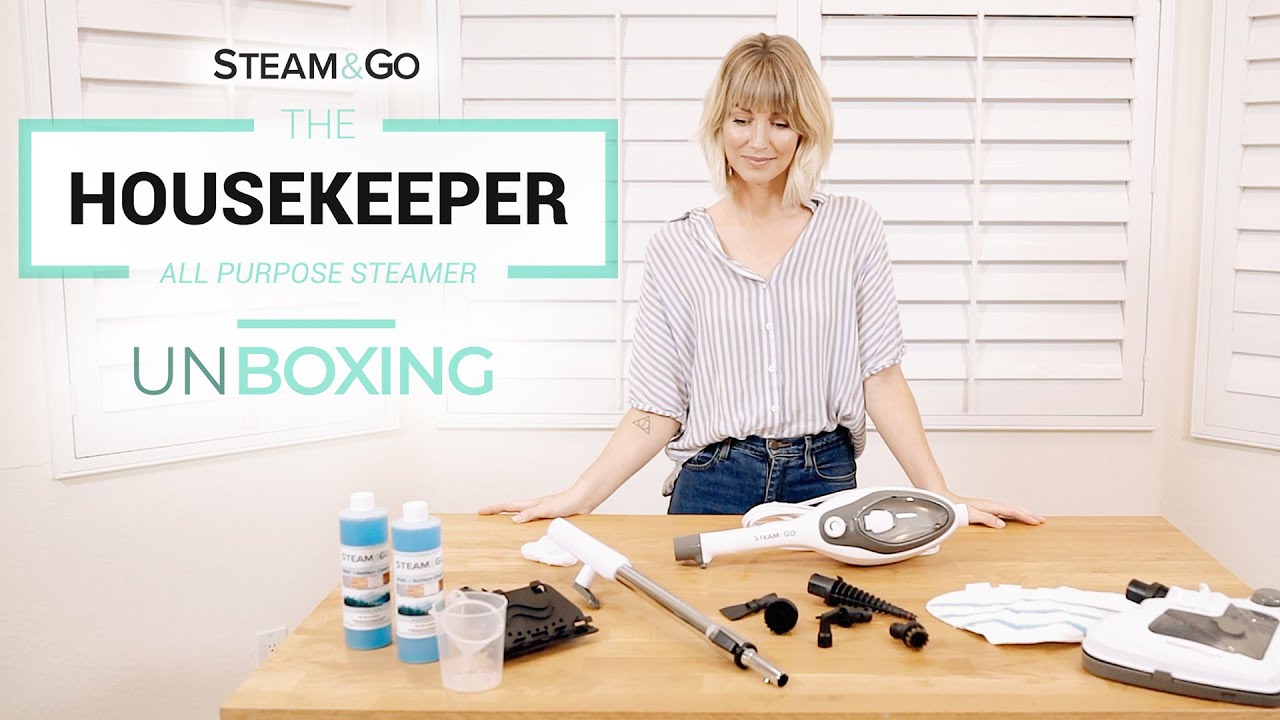 The Housekeeper™ 8-IN-1 ALL-PURPOSE STEAMER – steamandgo