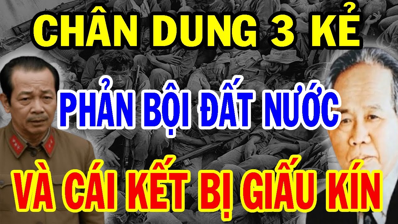 Bí Mật Ẩn Giấu: Chân Tướng 3 KẺ PHẢN BỘI ĐẦY TAI TIẾNG NHẤT VIỆT NAM VÀ Cái Kết Nhận Đầy Đau Đớn