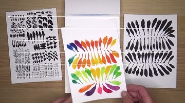 Are you still coloring in when you paint? Try this activity to help you become an attentive painter!