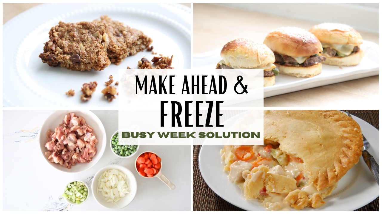 Homemade Freezer Meals for Busy Days ~ Freezer Meal Prep